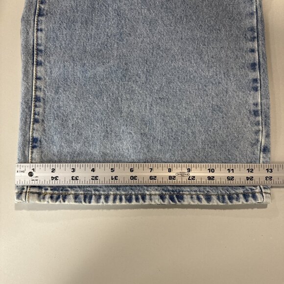 Levis Jeans Women 31 Blue 94 Baggy Wide Leg Mid Rise Distressed Light Wash Denim - Picture 10 of 11